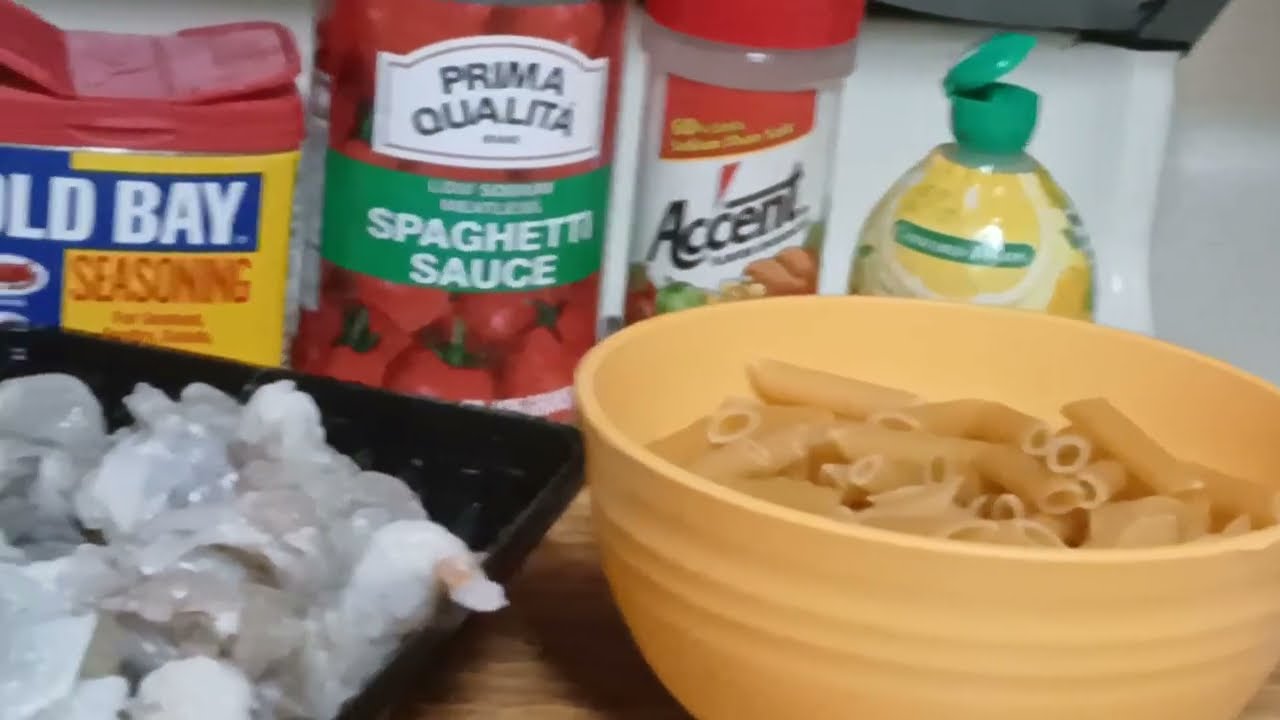 AA Shrimps w/ Mushrooms Spaghetti Recipe!