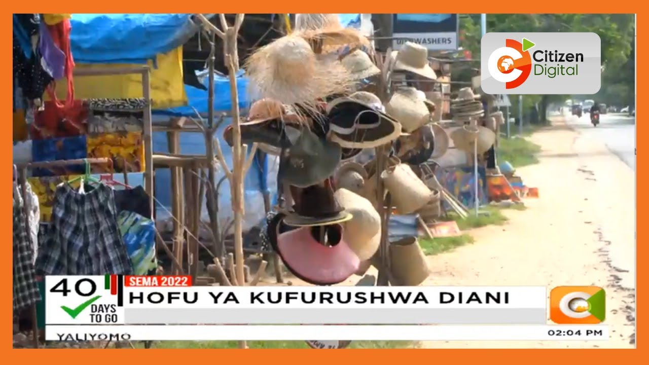 Wafanyabiashara katika barabara ya Diani beach walalamika