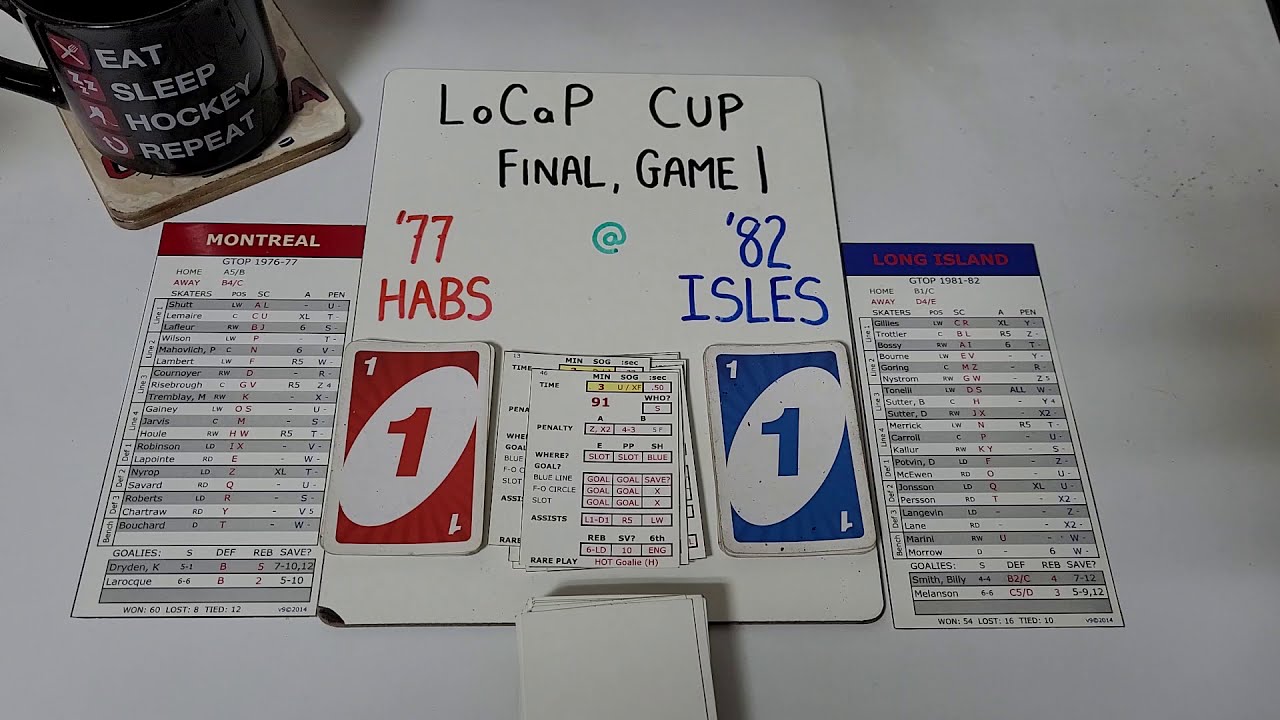 Shoot-Out Hockey - '77 Habs @ '82 Isles - Cup Final, Game 1