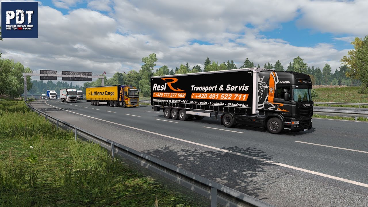 ✅[ETS2. V1.36]...PDT...Painted Truck Traffic Pack by Jazzycat v 9.1