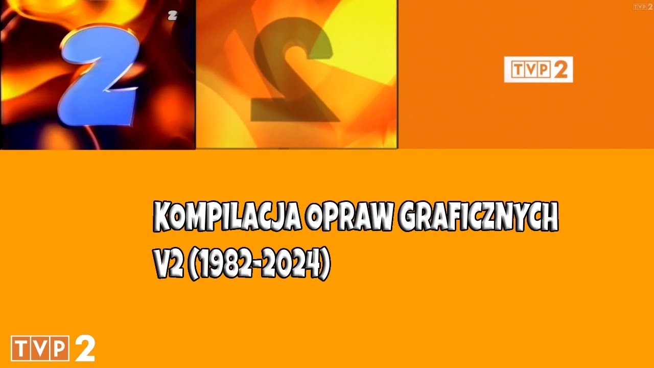 TVP2 - DUŻA JAK JASNY PIERUN KOMPILACJA OPRAW GRAFICZNYCH - V2 (1982-2024)