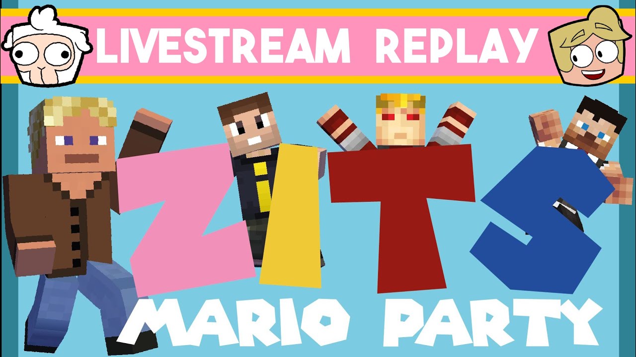 Minecraft Mario Party!!! w/ Impulse, Tango & Skizzleman!!!