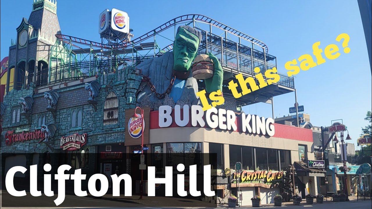 Niagara Falls, wax museums, and riding a roller coaster on top of a BK/exploring CLIFTON HILL