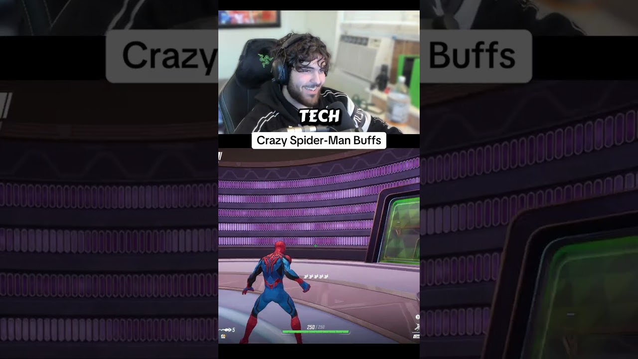 Spider-Man buff marvel rivals #MarvelRivals #marvelrivalsgameplay #marvelrivalsclips