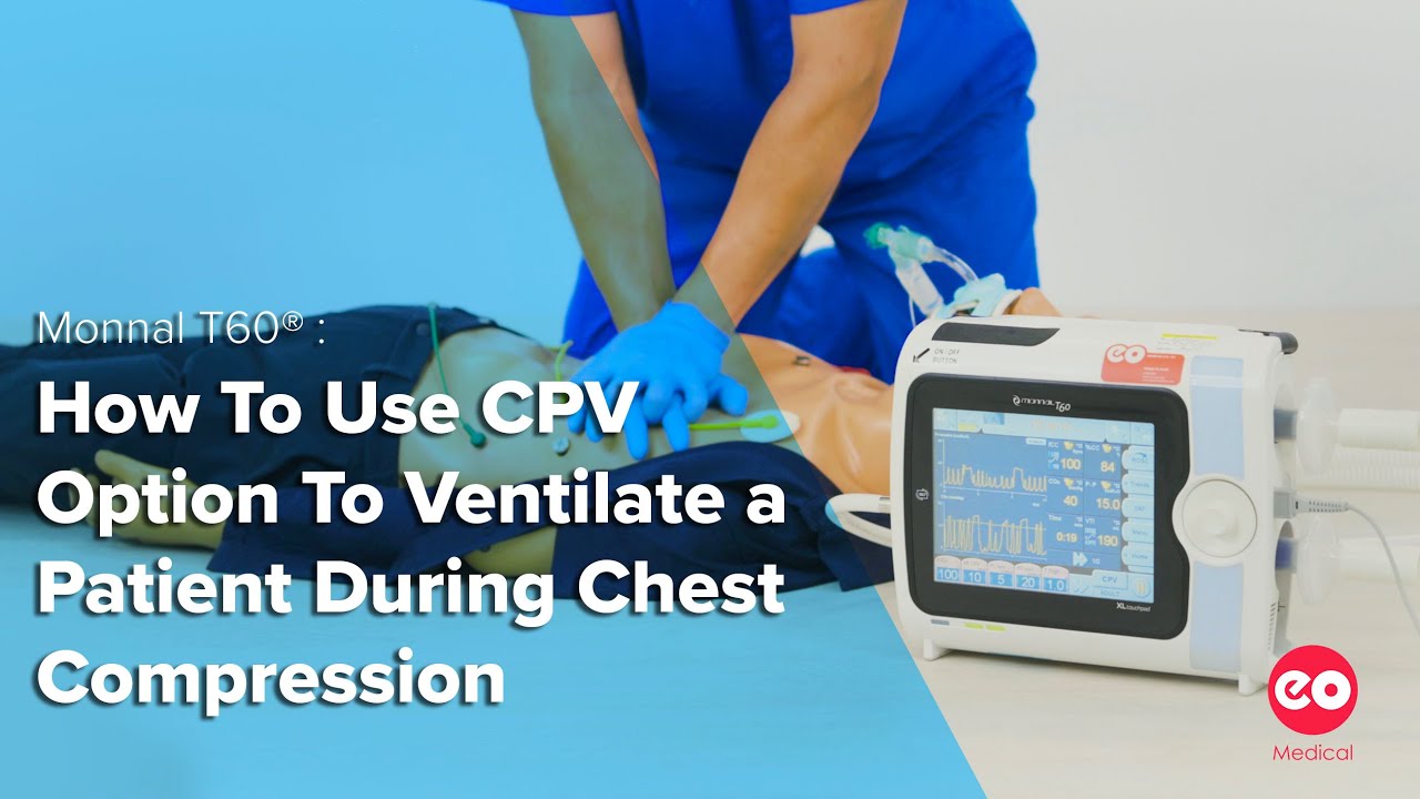 Monnal T60: How to Use CPV option to Ventilate a Patient during Chest Compressions | S02E04