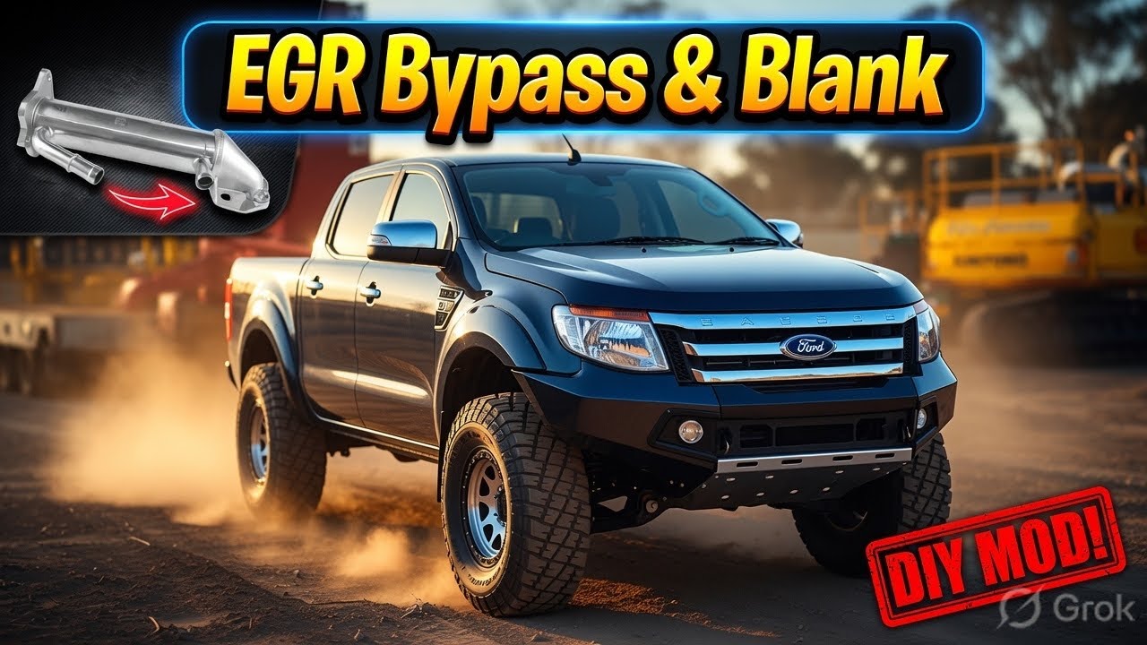 Обходной путь и заглушка охладителя EGR Ford Ranger своими руками