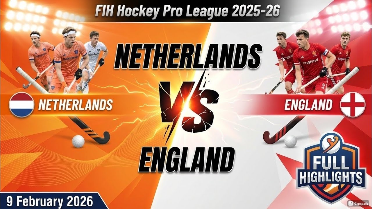 Netherlands vs England _ Full Highlights _ FIH Hockey Pro League 2025-26 Round 2