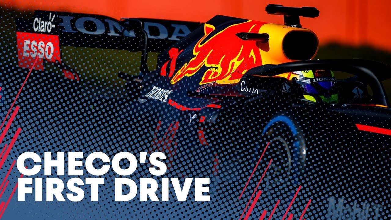 Sergio Perez's First Drive With Red Bull Racing
