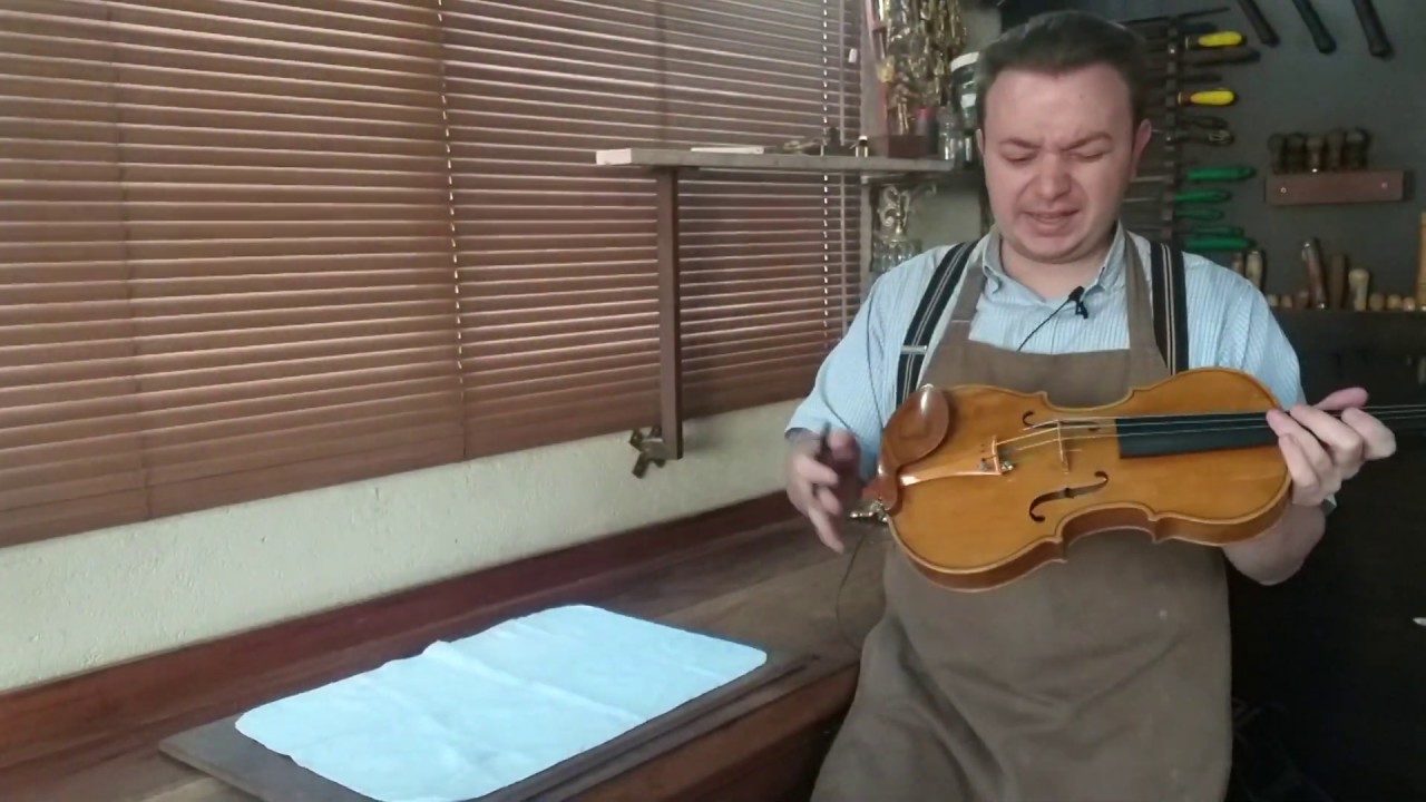 AJUSTE DE VIOLINO TRANQUILLO GIANNINI SONORIZA&Ccedil;&Atilde;O Luthier de violino em S&atilde;o Paulo Atelier de violino