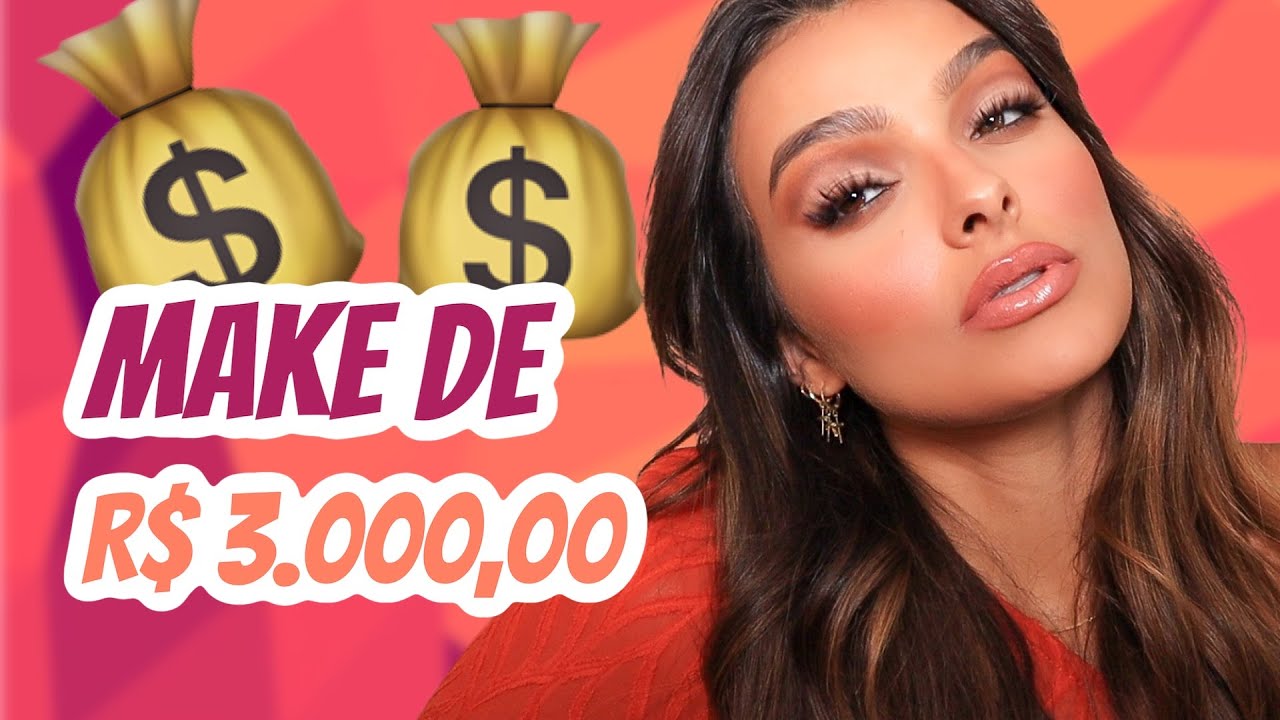 MAKE PODEROSA SÓ COM PRODUTOS CAROS!