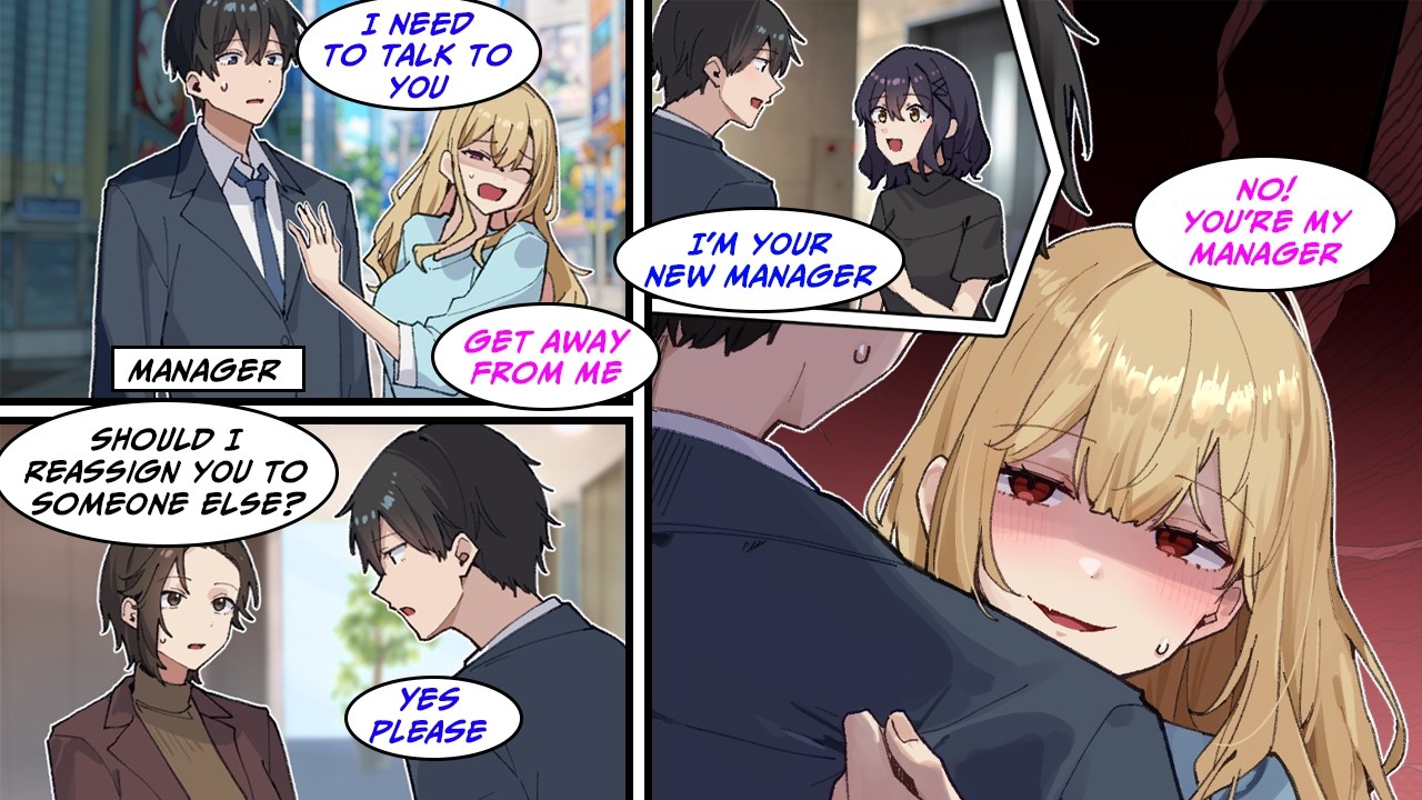 [Manga Dub] She was ice cold to me, but when I got reassigned, she lost It