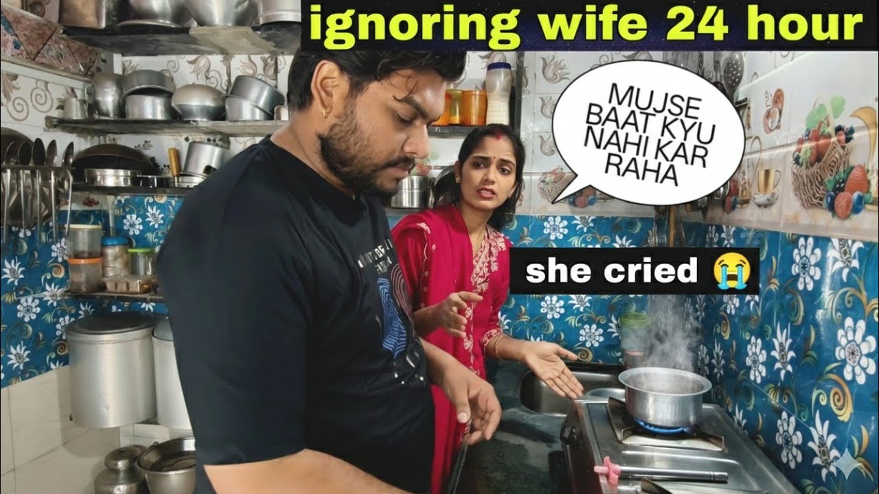 Ignoring prank on Wife 🤣 Gone Extremely wrong 😱 #prank Video #prank in india