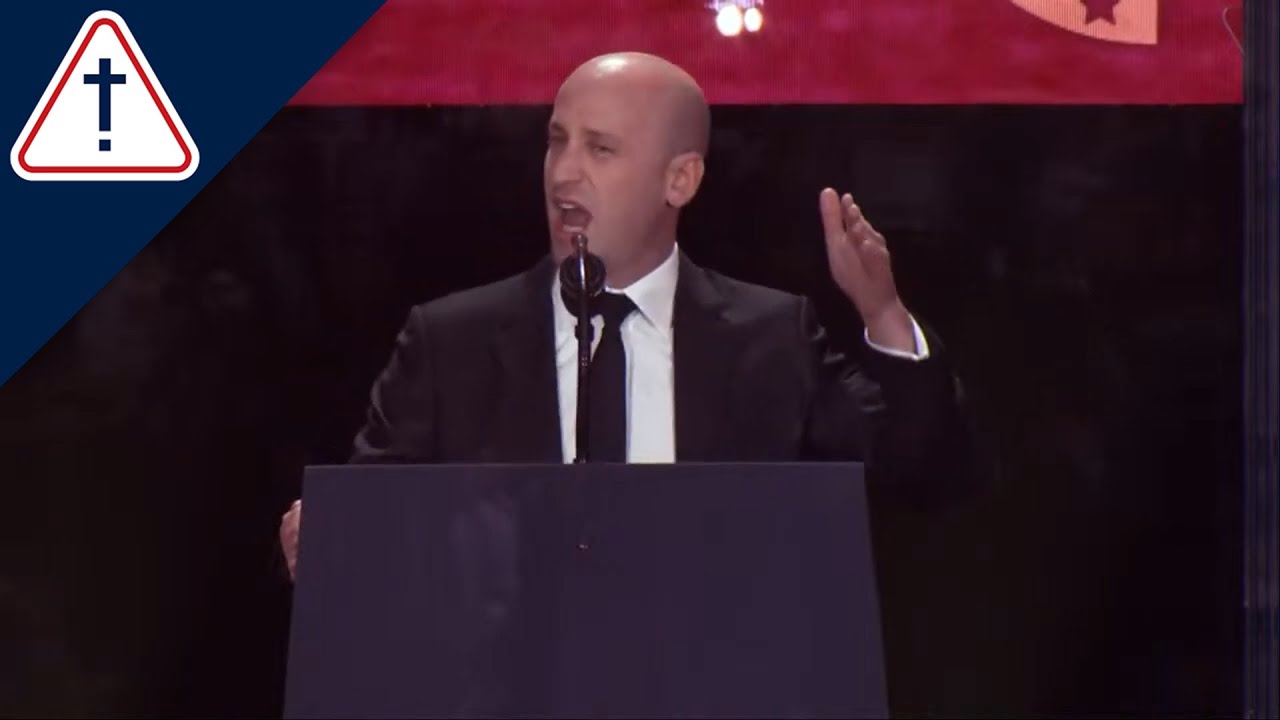 Stephen Miller at Charlie Kirk memorial: 