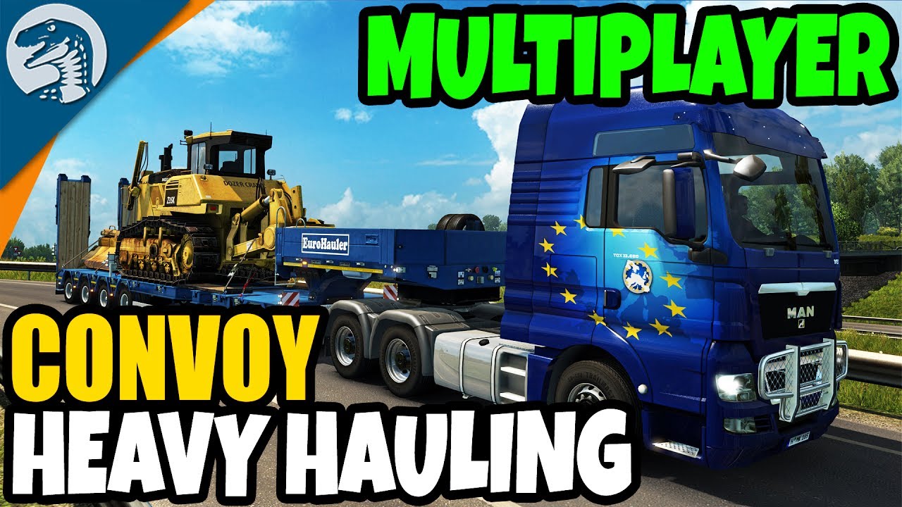 BIG HEAVY CARGO & BIGGEST CONVOY | Euro Truck Simulator 2 Multiplayer Gameplay