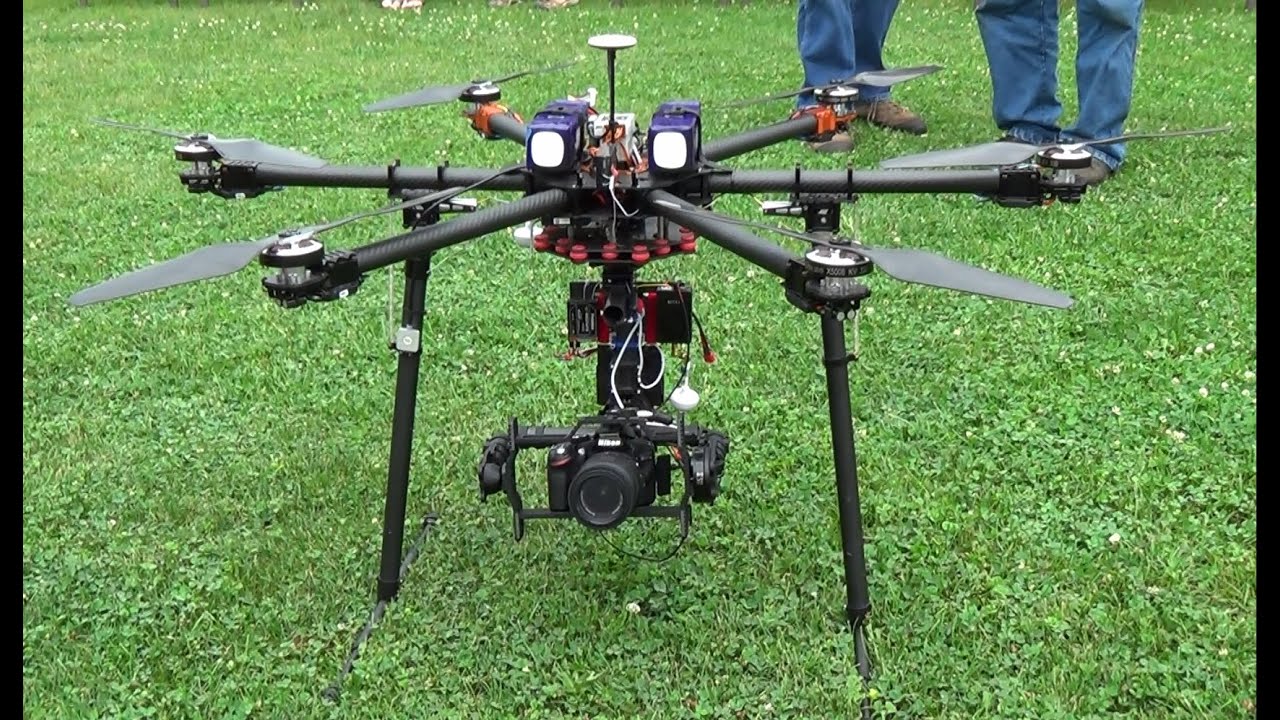 Professional RC Hexacopter With Retractable Landing Gear