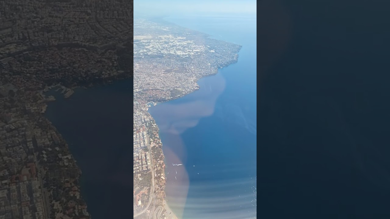 Lądowanie w Turcji lotnisko Antalya #landing