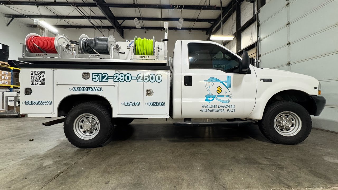 Service Body Truck With A Pressure Washing Skid Build + Hot Water