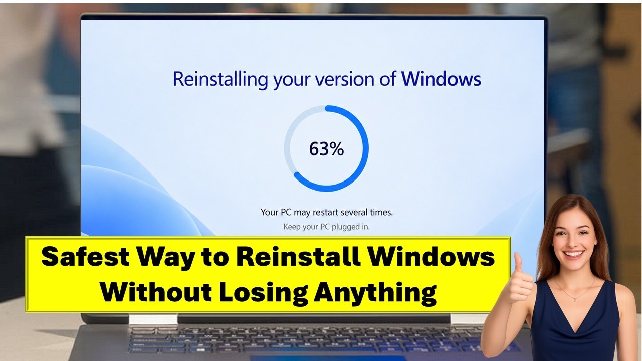 Как переустановить Windows 10/11 без потери приложений, файлов, настроек или любых данных