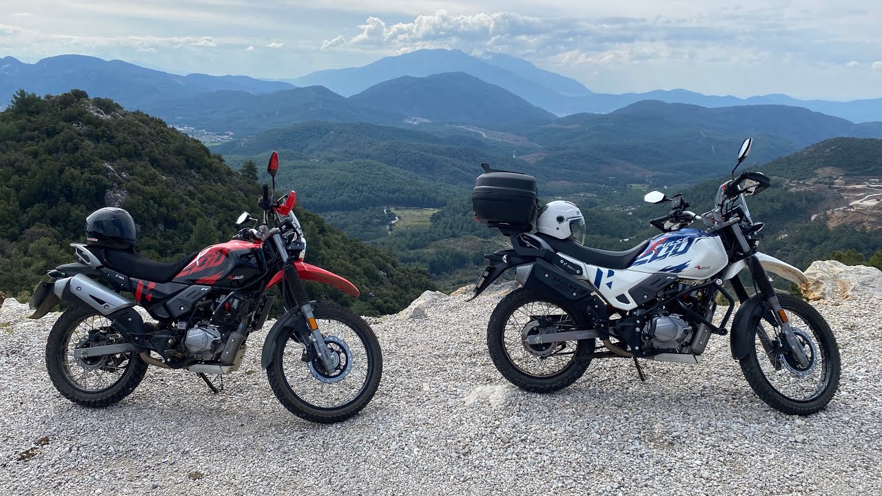Hero xpulse 200 ile Fethiye üzümlü dağ yolu