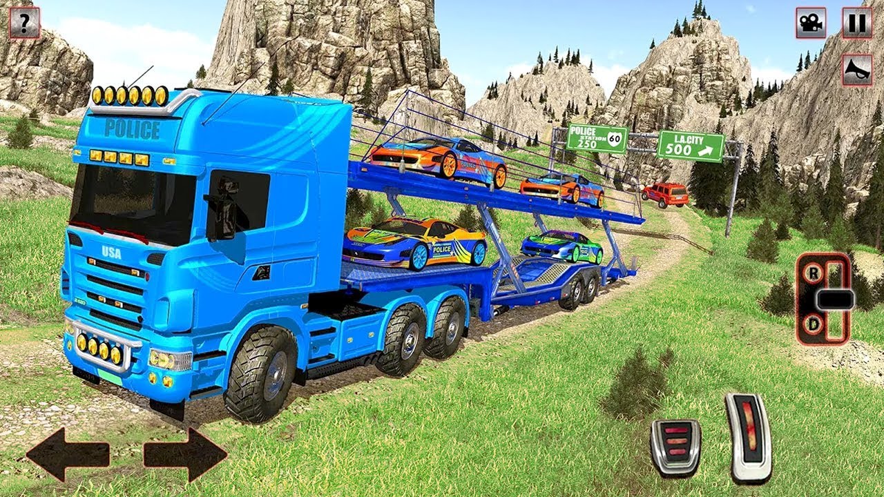 Offroad Police Truck Transport & Cargo Helicopter (by Zygon Games) Android Gameplay [HD]