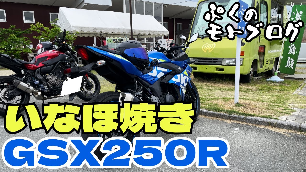 【GSX250R】#5 あの「いなほ焼き」を買いに道の駅みやまへ