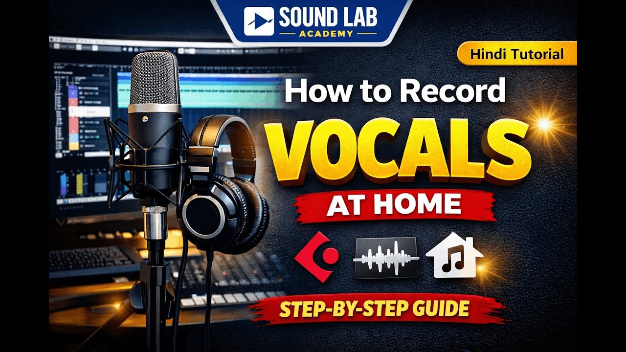 How to Record Vocals at Home in Cubase | Studio Quality Sound | Cubase Hindi Tutorial