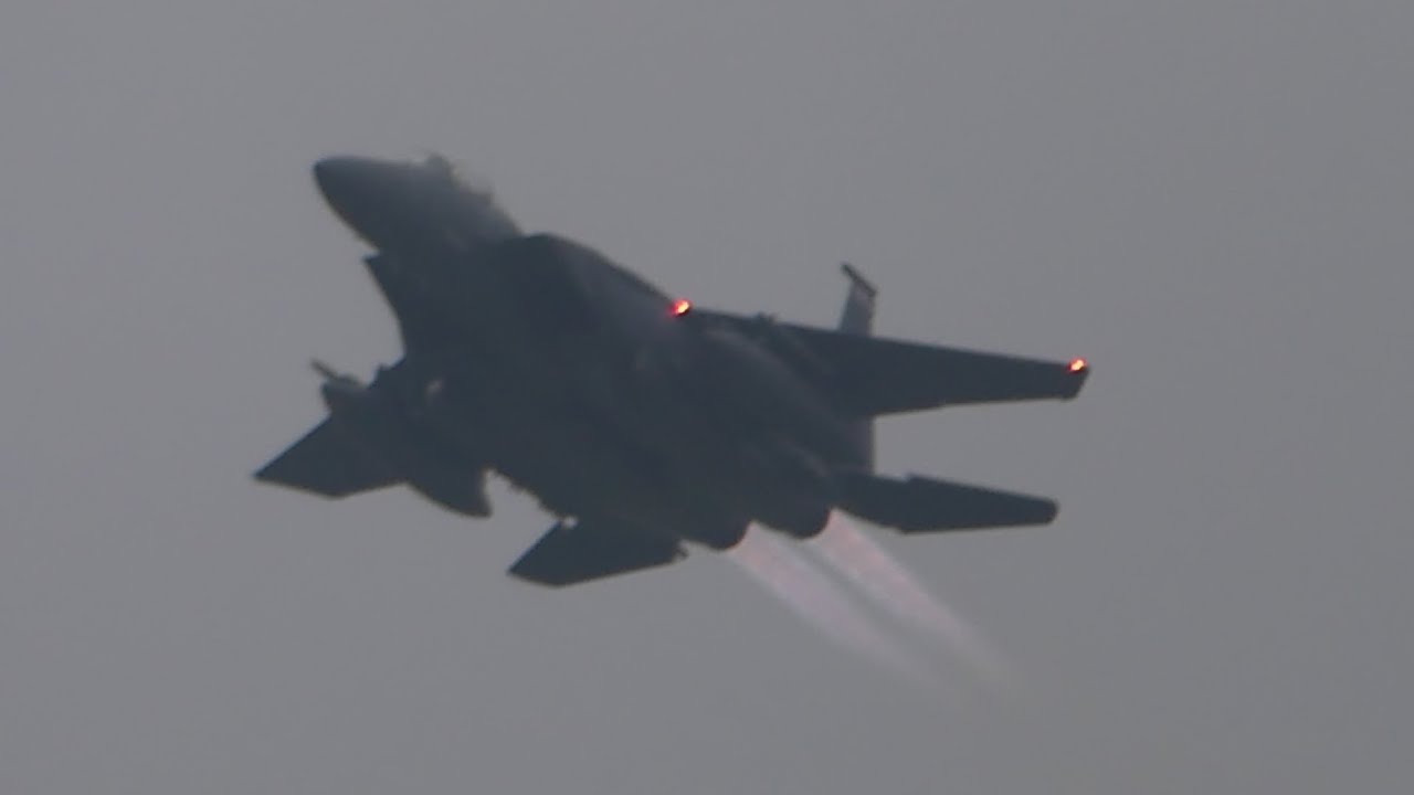 Raf Lakenheath in February 2026. Brave the cold for the F15 & F35   3/2/26. Fz200 fz330
