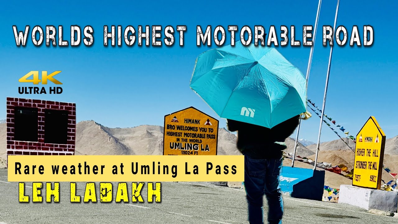 WORLDS HIGHEST MOTORABLE ROAD  | Umling La Pass | #Fourlane Videos.