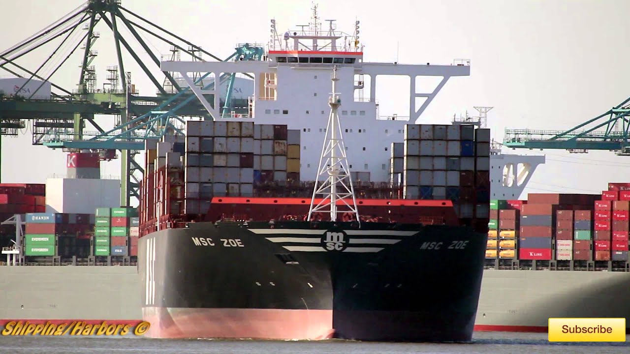 Msc Zoe arriving in Antwerp !