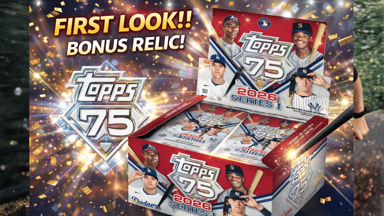 Первый взгляд на серию Topps 1 2026 года 👀 Огромный коллекционный бокс! Что нового в этом году?