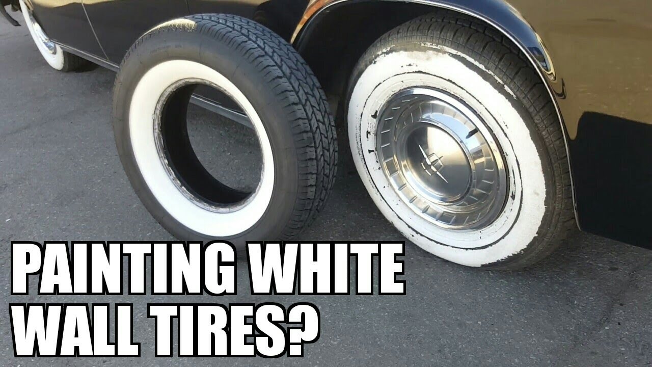 White Wall Tires Paint - don't paint your tires!!!!