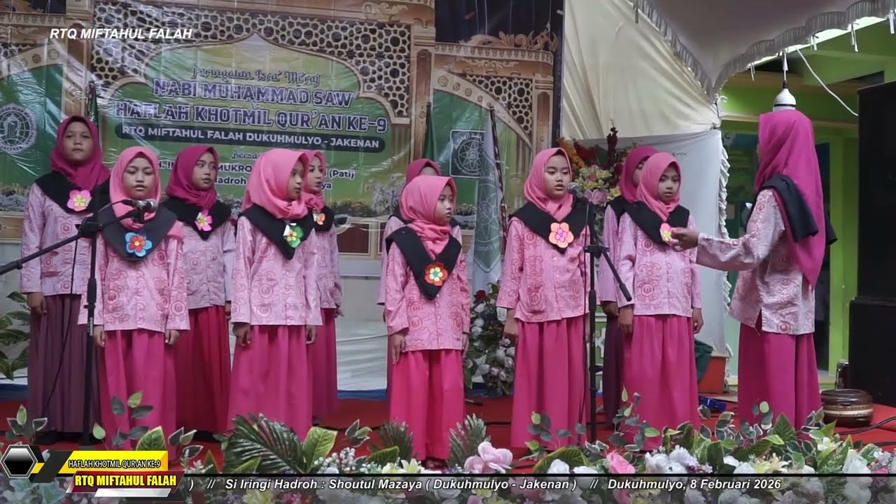 HAFLAH KHOTMIL QUR'AN KE-9 RTQ MIFTAHUL FALAH DUKUHMULYO (INDONESIA RAYA DAN YA LAL WATHON)