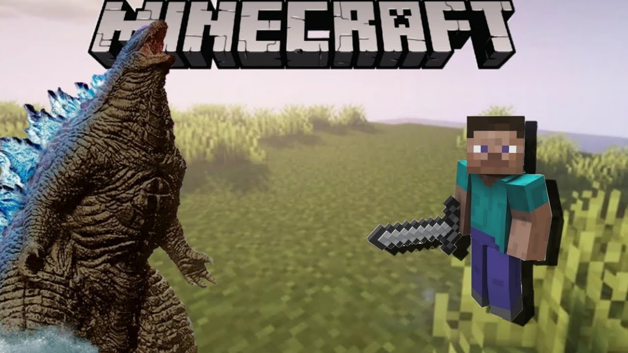 I defeat Godzilla 🔥 ll minecraft ll mojang