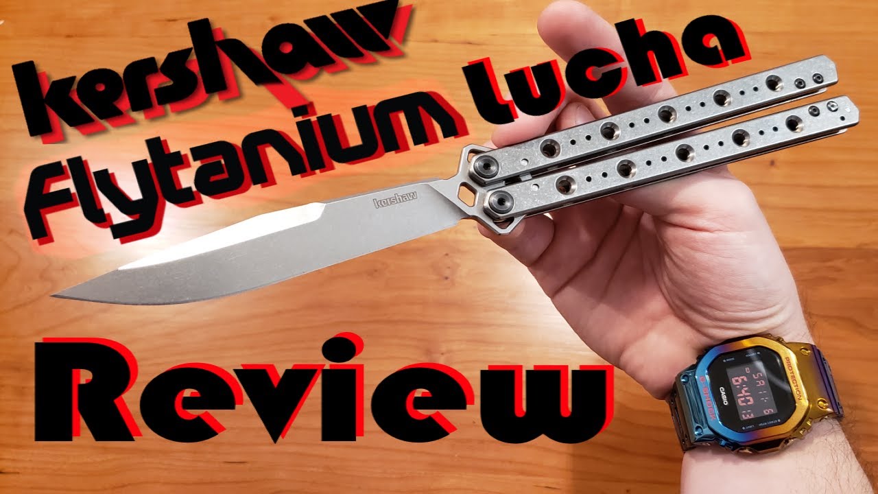 Обзор балисонга Flytanium Kershaw Lucha Mod!