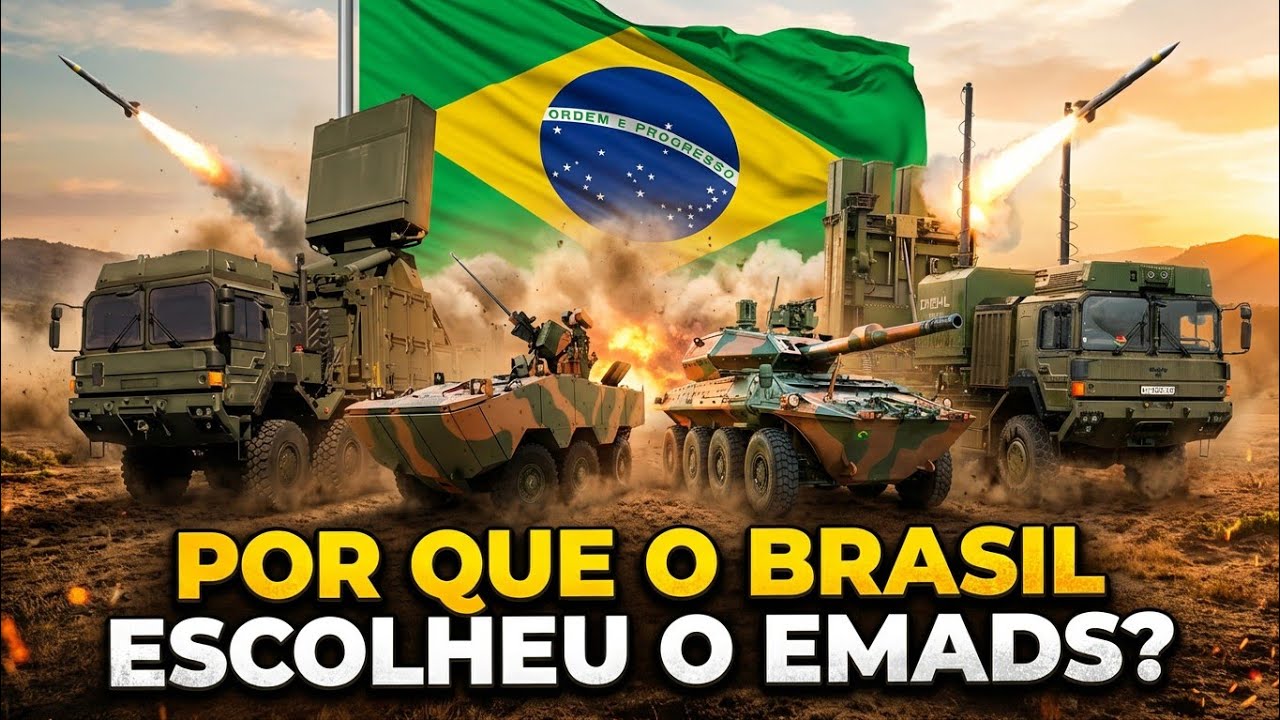 🚨 16 BATERIAS antia&eacute;reas para o Brasil! Porque o EMADS foi escolhido 