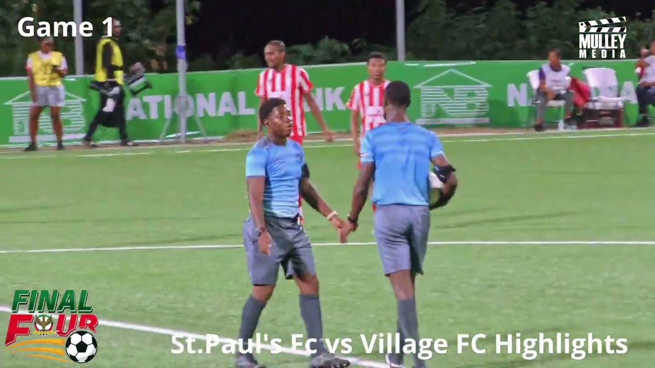 St.Paul's FC vs Village Fc- Best of 3- Game 1-The Finals 2025- Highlights