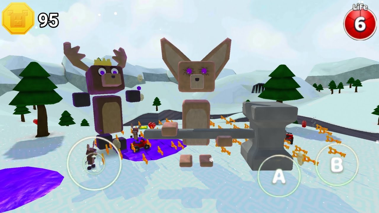 Fennec Boss in Snow Valley + Super Bear Adventure Gameplay Walkthrough 