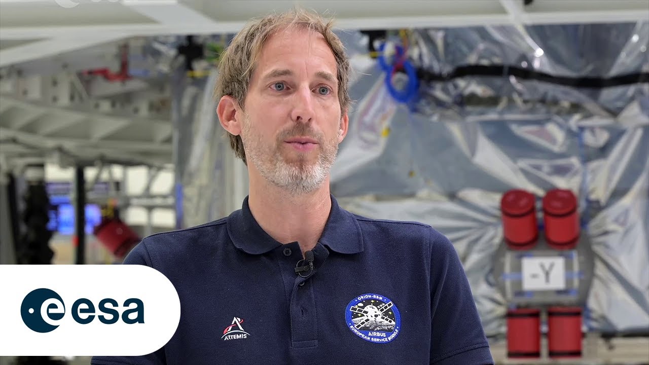 ESA&rsquo;s third European Service Module at NASA&rsquo;s Kennedy Space Center