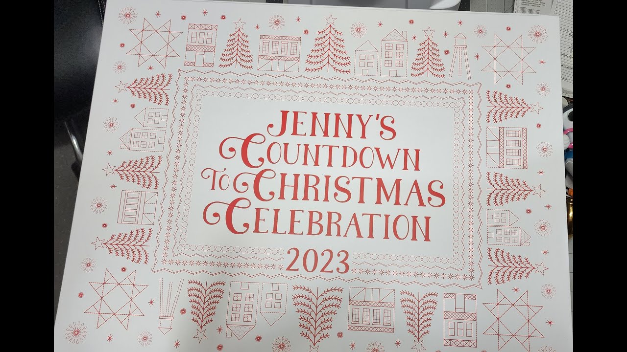 ***SPOILER ALERT***MSQC JENNY'S COUNTDOWN CHRISTMAS CELEBRATION 2023 FULL ADVENT BOX