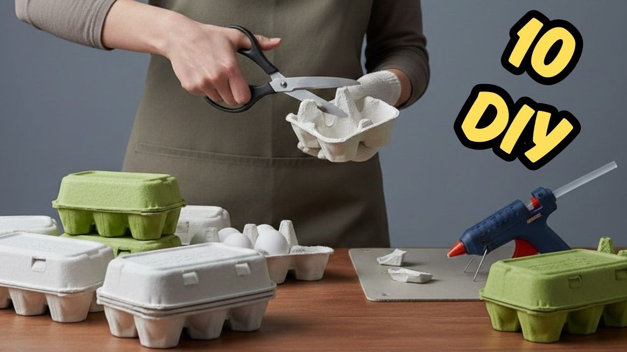 I Destroyed the Egg Cartons and Turned Them Into Something Amazing 🤩 10 Recycling DIY Craft Ideas