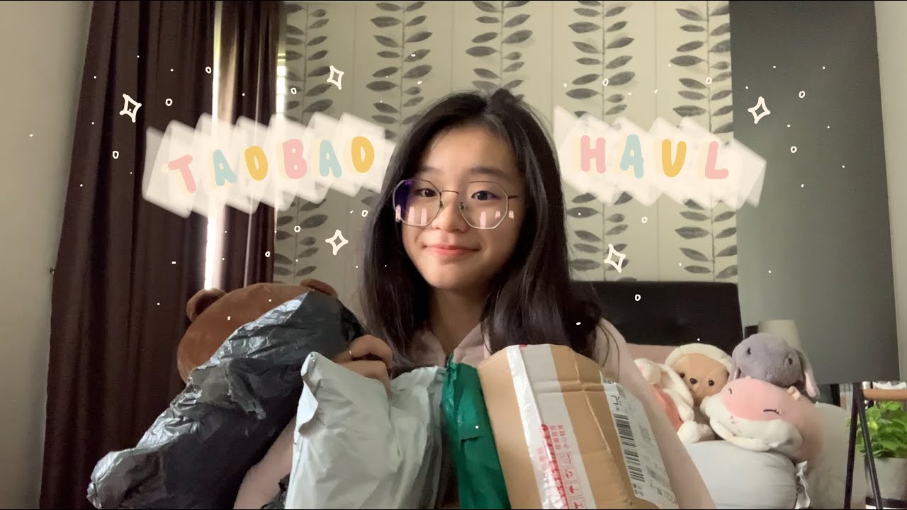 Taobao haul #3 📦 | stickers | sweater | bento lunchbox 🌷