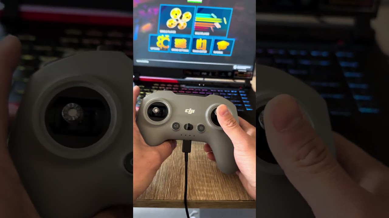 FPV Dji Remote 3 with Uncrashed Virtual simulator
