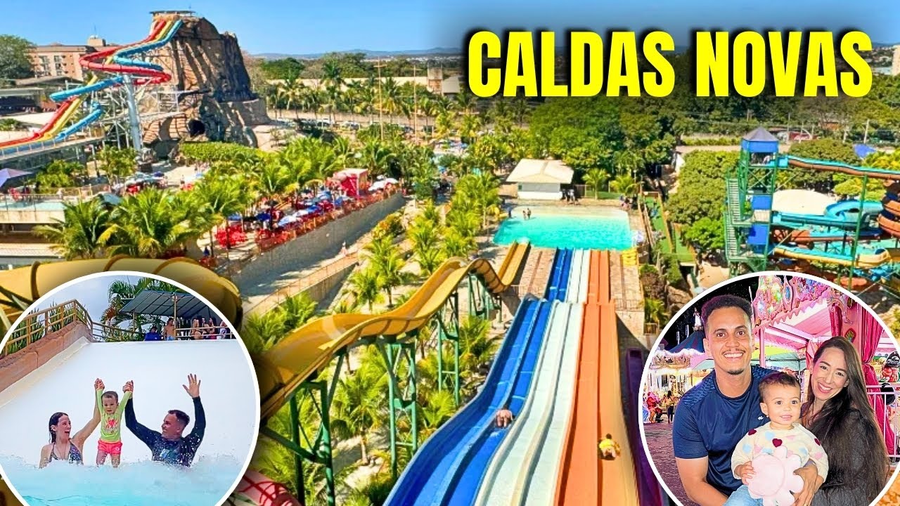 COMO É PASSAR UM DIA INTEIRO EM CALDAS NOVAS | Como Aproveitamos Cada Minuto!