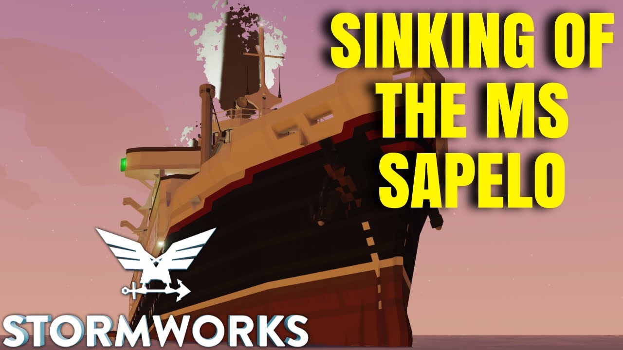 Sinking of the MS Sapelo | Stormworks: Build and Rescue