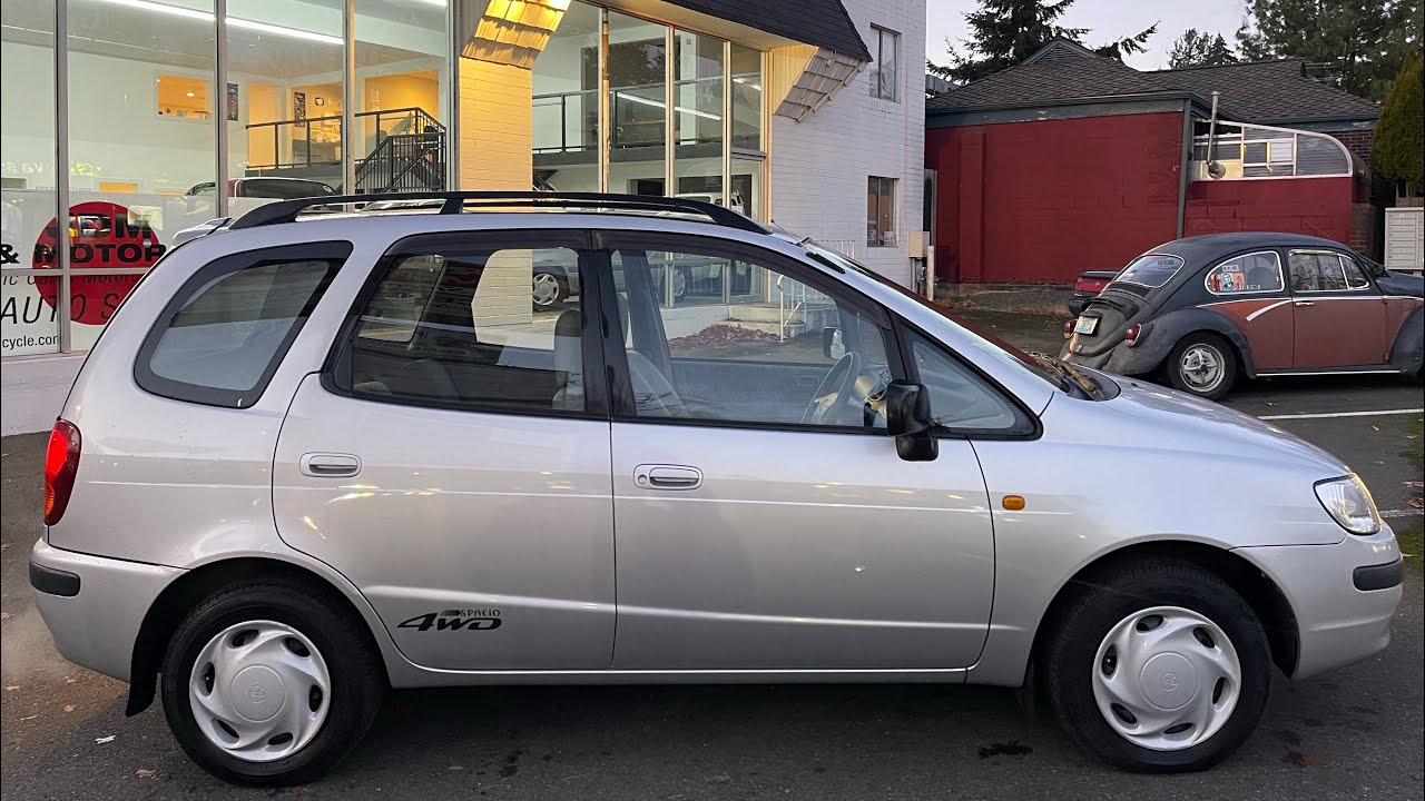 1997 Toyota Corolla Spacio 4WD central diff AT 1.8L RHD JDM 59,200mi  AE115