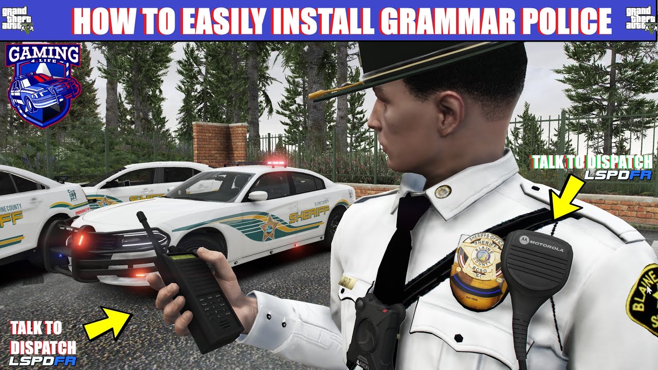 Как легко установить Grammar Police | Поговорите с Dispatch | #LSPDFR #GTA5LSPDFR