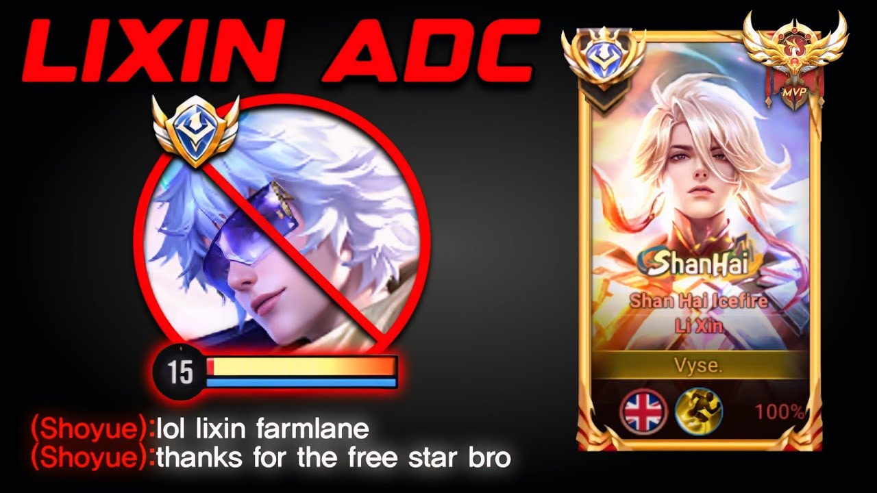 THE SECRET TO SOLO RANKED WINS? LI XIN ADC FARMLANE WITH 16.0 MVP SCORE!🔥🤯