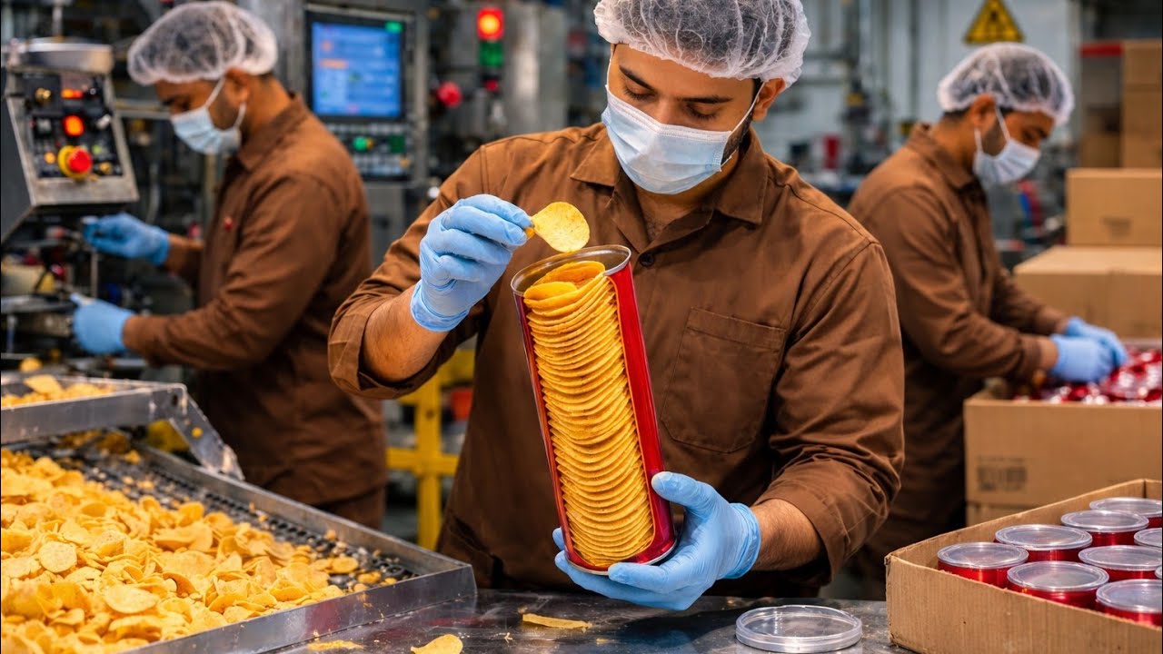 Inside the Pringles Factory – (Full Process) How Million-Dollar Snacks Are Made