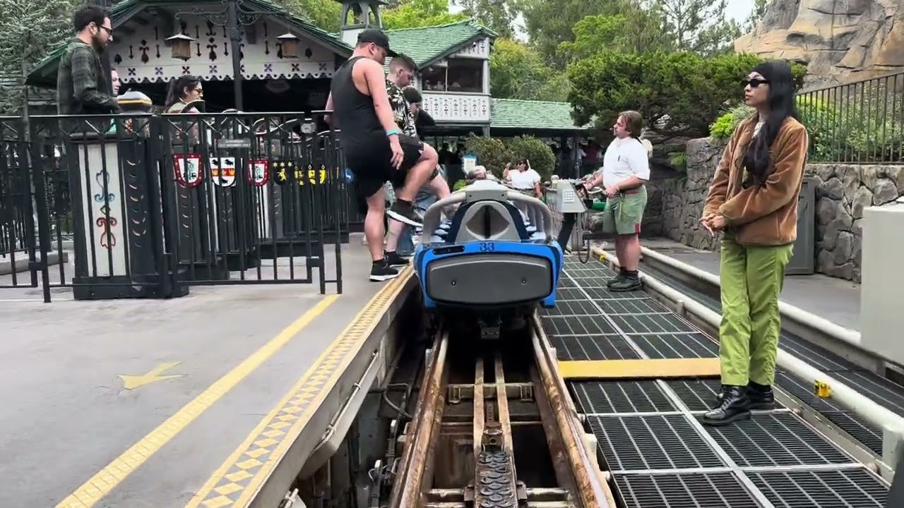 Matterhorn Bobsleds ride with Both Sides at Disneyland 2024 05 27