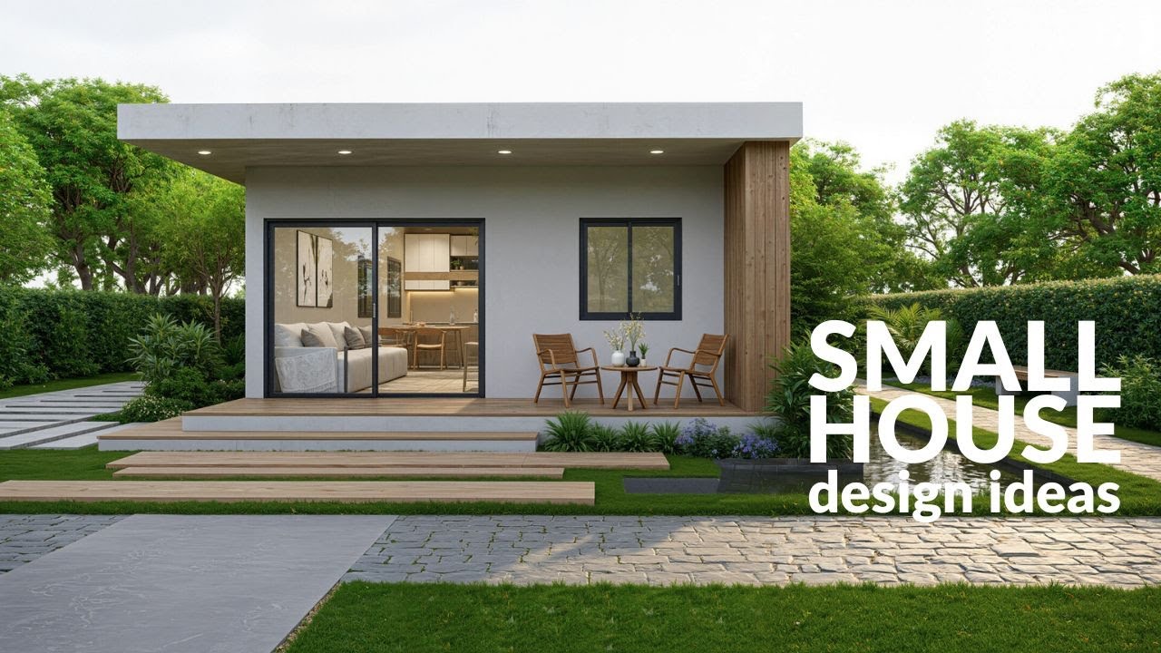 Modern Small House Design | 2 Bedroom 1 Bathroom Minimalist Home Tour 🏡